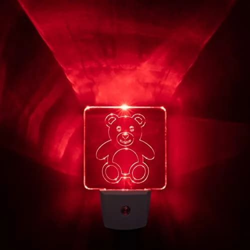 Spectra479 Red LED Night Light (2 Pack) | Non-Disruptive Sleep Lighting for Bedroom & Hallway thumbnail 1