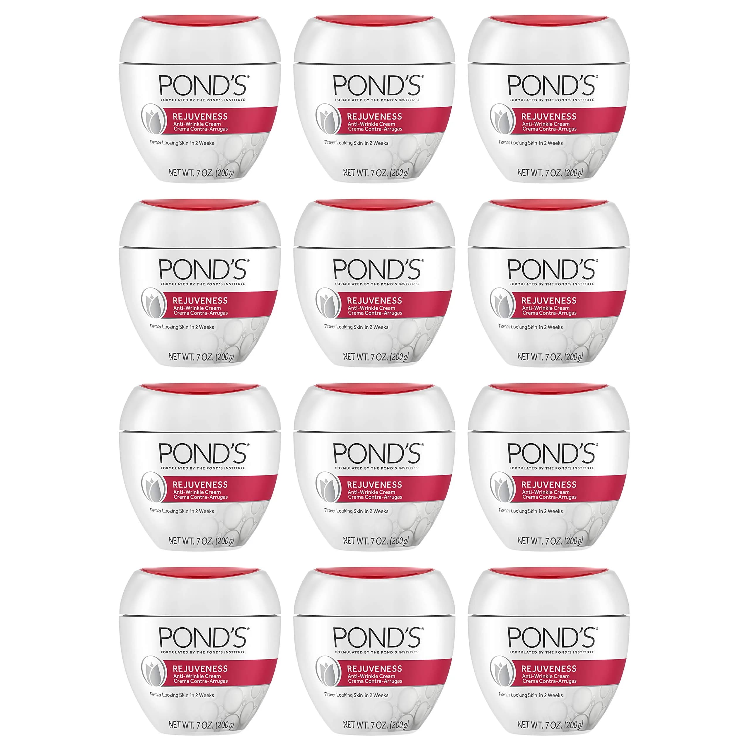 POND’S Rejuveness Face Cream 394ml (14.1 oz) | Anti-Aging Moisturizer with AHAs, Collagen & Vitamin E — 7 Ounce