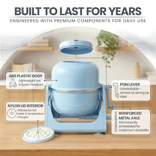 The Laundry Alternative WonderWash Portable Washing Machine | 2.27 kg (5 lb) Capacity, Manual Hand Crank thumbnail 3