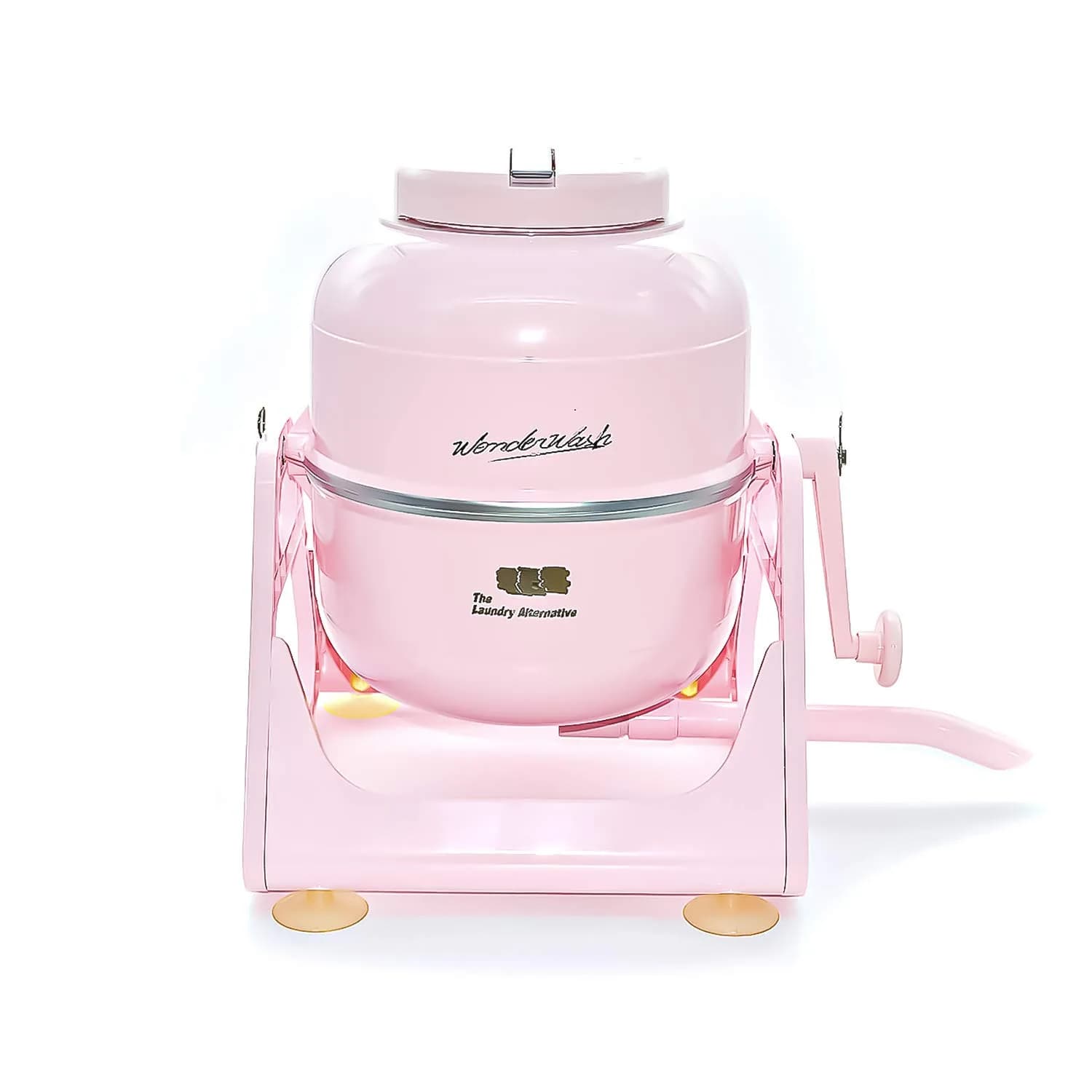 The Laundry Alternative WonderWash Portable Washing Machine Pink | Manual Hand Clothes Washer for Apartments & Tiny Spaces - main product image
