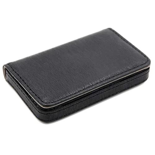 AI-DEE RFID Blocking Wallet Minimalist Leather Business Credit Card Holder Black 8.1cm (3.2in) | Protects Cards from Skimming thumbnail 5