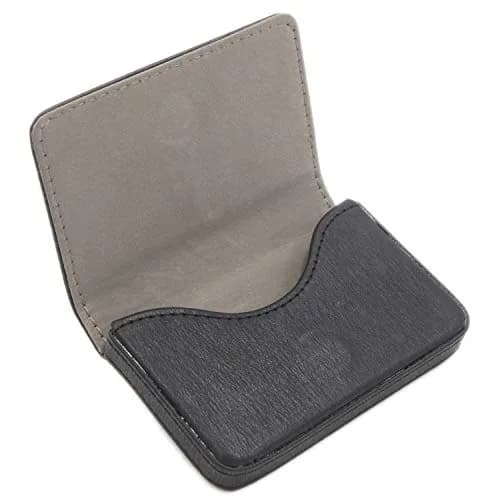 AI-DEE RFID Blocking Wallet Minimalist Leather Business Credit Card Holder Black 8.1cm (3.2in) | Protects Cards from Skimming thumbnail 2