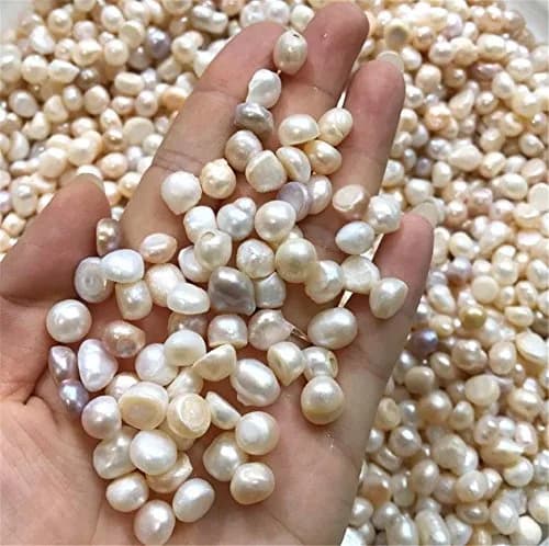 AITELEI Natural Freshwater Pearl Oysters Loose Beads 100g (3.5oz) | Authentic Gemstone for DIY Crafts thumbnail 3