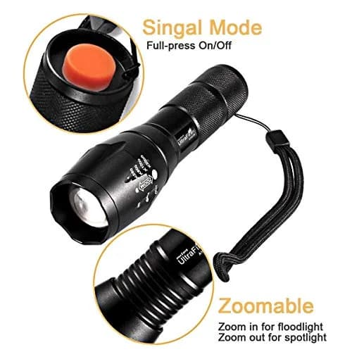 ULTRAFIRE IR Illuminator Flashlight, 850nm Focus Adjustable IR Led for Night Vision, Coyote Fox Predator Hunting thumbnail 3