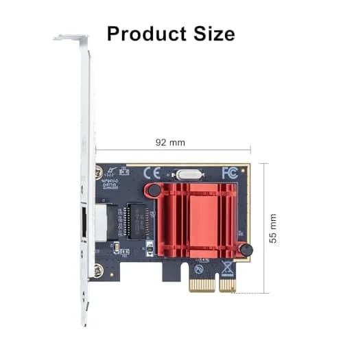 H!Fiber Gigabit PCIe NIC with Intel I210 Chip, 1Gb Network Card (1 Pack) | Intel I210-T1 Compatible Ethernet Adapter thumbnail 8