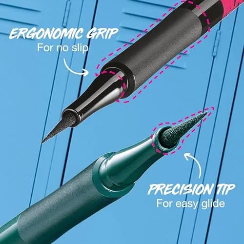 Maybelline Eyestudio Master Precise Liquid Eyeliner, Satin Black 1ml (0.034 Fl Oz) | Waterproof & Smudge-Proof for All-Day Wear thumbnail 2