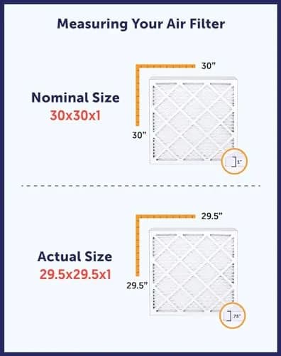 Filter King 14x20x1 Air Filter MERV 8 | 13.5x19.5x0.75, 6-Pack, Lasts 90 Days thumbnail 5