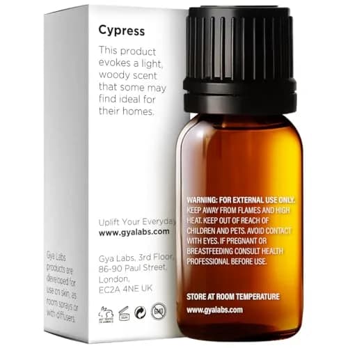 Gya Labs Cypress Essential Oil 10ml (0.34 Fl Oz) | Natural Green & Earthy Aroma for Diffusers & Candles thumbnail 2