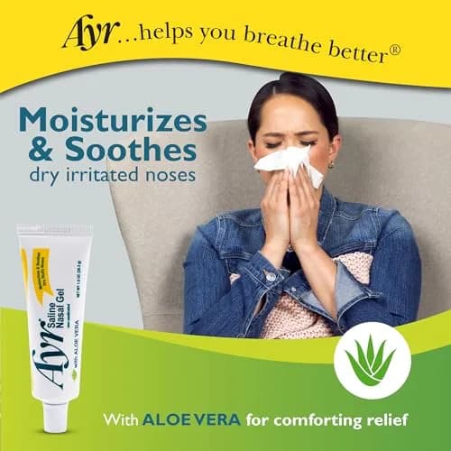 AYR Saline Nasal Gel with Aloe 29.57ml (1.0 Fl Oz) | Soothes Dry Noses thumbnail 5