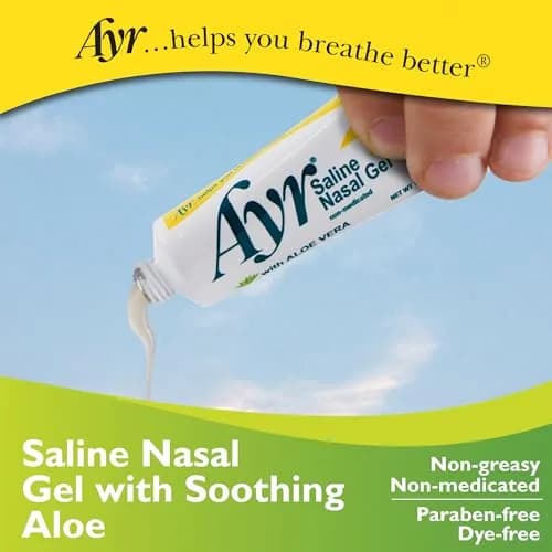 AYR Saline Nasal Gel with Aloe 29.57ml (1.0 Fl Oz) | Soothes Dry Noses thumbnail 7