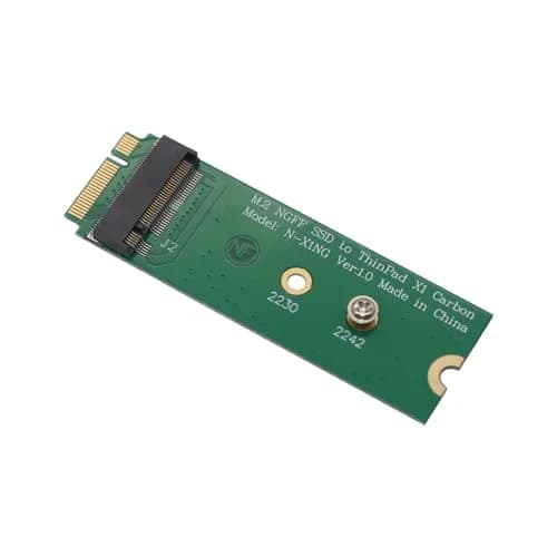 Mustpoint M.2 NGFF SATA SSD to 2013 X1 Carbon Ultrabook Adapter Converter Card, 2230/2242 Sizes | For Lenovo X1 Carbon Ultrabook thumbnail 1