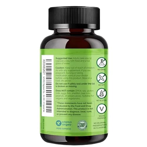 NATURELO Magnesium Glycinate Chelate Complex 200 mg 120 Count | Supports Sleep, Calm, Muscle Cramp & Stress Relief, Gluten Free, Non GMO, with Organic Vegetables thumbnail 7