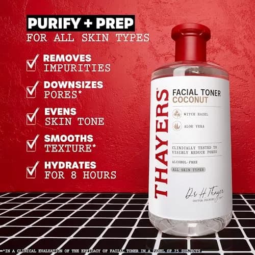 Thayers Coconut Water Witch Hazel Toner 12 Oz | Alcohol-Free, Hydrating & Vegan thumbnail 3