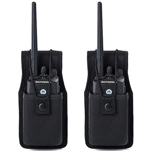 LUITON Universal Radio Case 2 Pack 21.3 cm (7.48" L x 1.97" H x 7.32" W) | Duty Belt Holster for Motorola Radios thumbnail 1