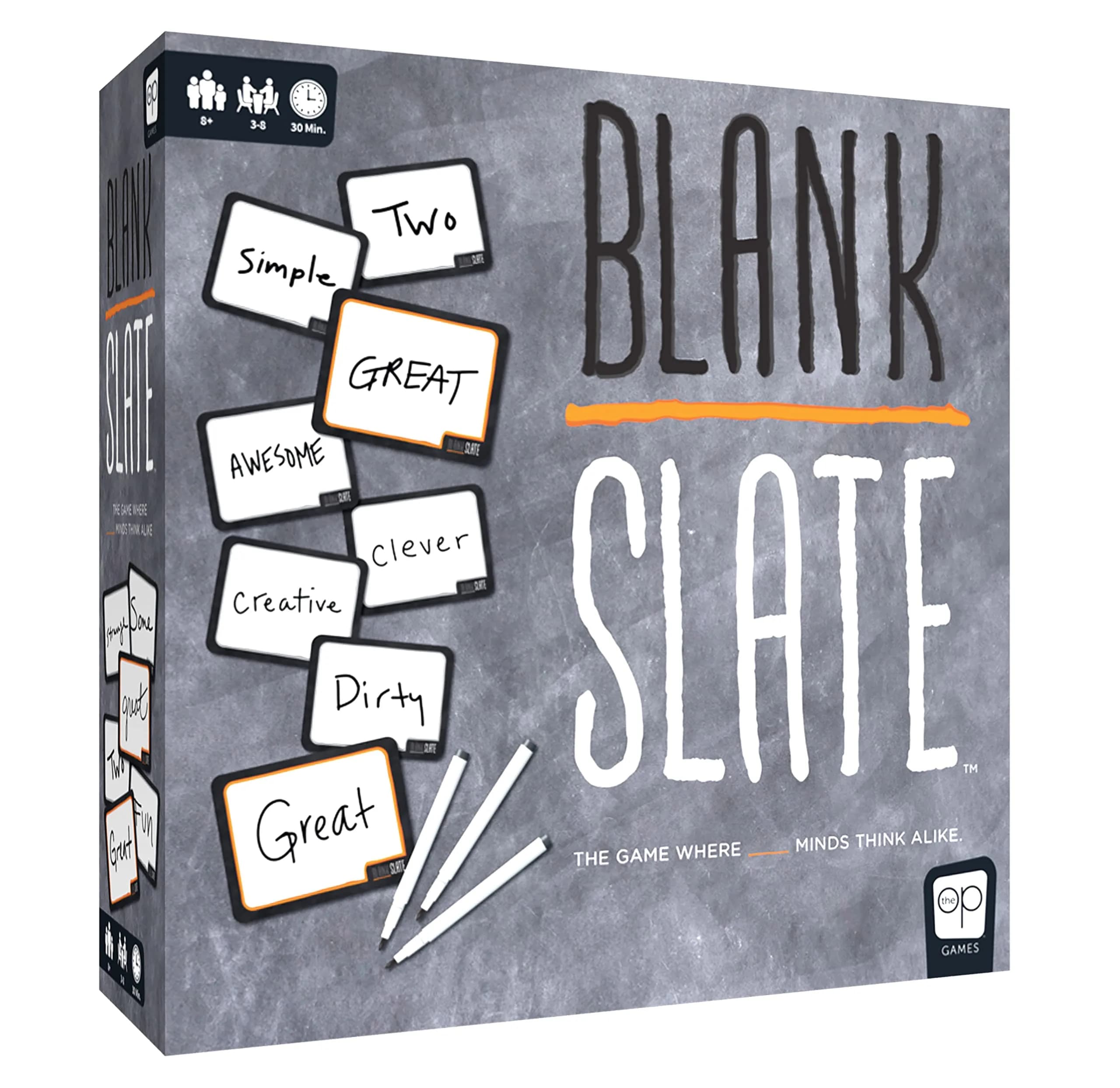 USAOPOLY Blank Slate Board Game | Family & Party Word Prediction Game, 8+ Players, 20-35 Min - main product image