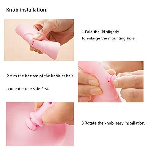 AKOAK 6 Pcs Silicone Cup Lids with Spoon Holder, 10.3cm Diameter, Food Grade, Airtight, Microwave Safe, 6 Colors thumbnail 5