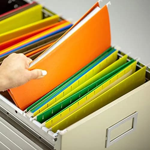 Officemate Adjustable Hanging File Frame for Letter Size 24″–27″ | Heavy-Duty Steel Drawer Organizer thumbnail 4