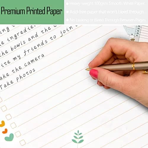 Rancco A5 Planner Inserts To-Do List 90 Pages (21cm x 14.8cm / 5.5×8.3") | Colorful Paper Refills for 6-Ring Binders thumbnail 5
