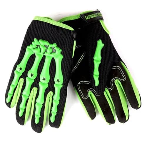 1Storm Youth Motocross Gloves Green S (10.16cm x 19.05cm x 2.9972cm) | Tough Knuckle Protection for Bikers thumbnail 3