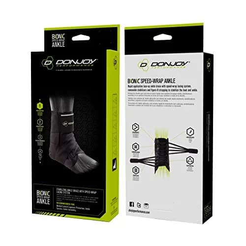 DonJoy Performance Bionic Speed-Wrap Ankle Brace Large | Medical Grade Support for Athletes thumbnail 2