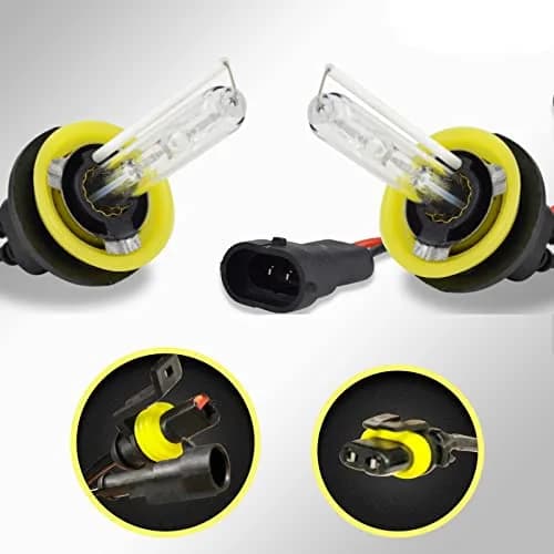 Innovited HID Xenon H11 H9 H8 4300K Replacement Bulbs (2-Pack) 3000 Lumens thumbnail 1