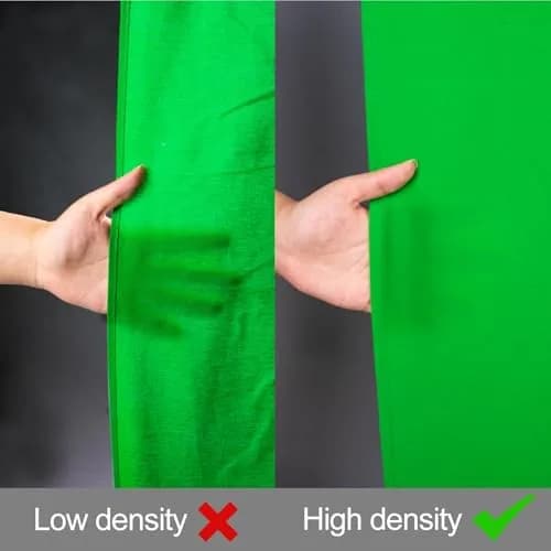 EMART 6x9 Ft Green Screen Backdrop, Photography Greenscreen Background | Seamless Cotton for Chroma Key thumbnail 4