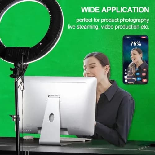 EMART 6x9 Ft Green Screen Backdrop, Photography Greenscreen Background | Seamless Cotton for Chroma Key thumbnail 8