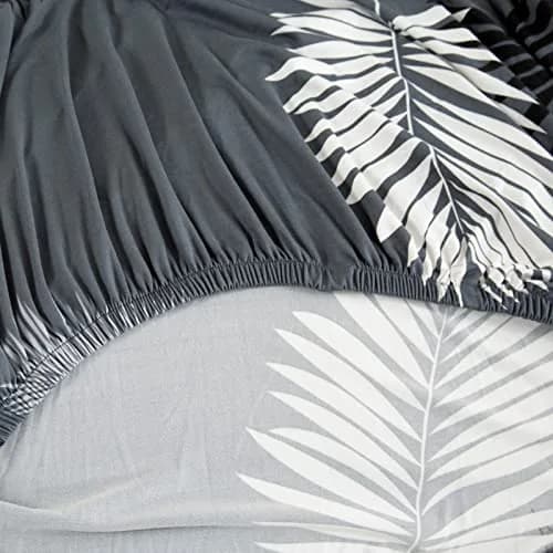 MIFXIN Armless Futon Sofa Cover Grey Feather | Stretch Elastic Folding Sofa Bed Protector 180-210cm (71-82 inch) thumbnail 7