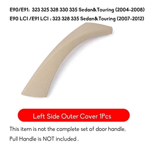 Jaronx Left Side Door Handle Outer Cover for BMW 3 Series E90/E91 | Beige, OEM Fit, Durable thumbnail 3