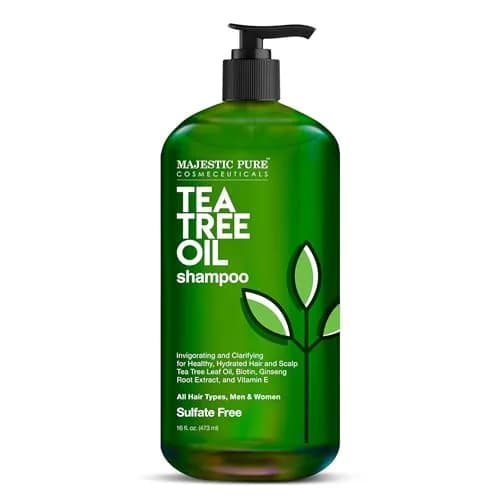 Majestic Pure Tea Tree Shampoo 473ml (16 Fl Oz) | For Dry Itchy Scalp & Hair Health thumbnail 1