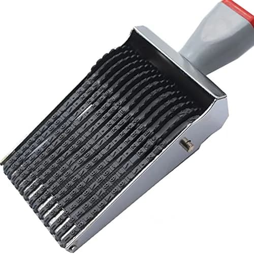 ZENG 13-Digit Adjustable Rubber Stamp | Metal, Rubber, Plastic Construction thumbnail 9