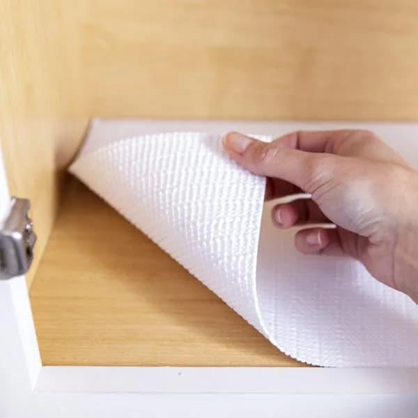 Duck Smooth Top Easy Liner Shelf Liner 12" x 10' | Non-Adhesive, White, Easy to Clean (70-120 chars) thumbnail 7