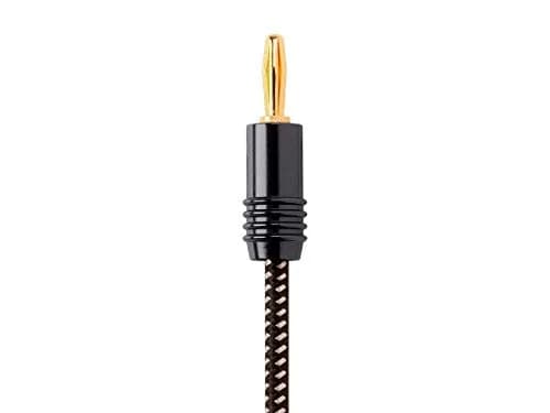 Monoprice Premium Braided Speaker Wire 14AWG 20 Feet | Gold Plated Banana Connectors thumbnail 4
