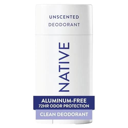 Native Unscented Aluminum-Free Deodorant Stick 75ml (2.65oz) | 72-Hour Odor Protection thumbnail 1
