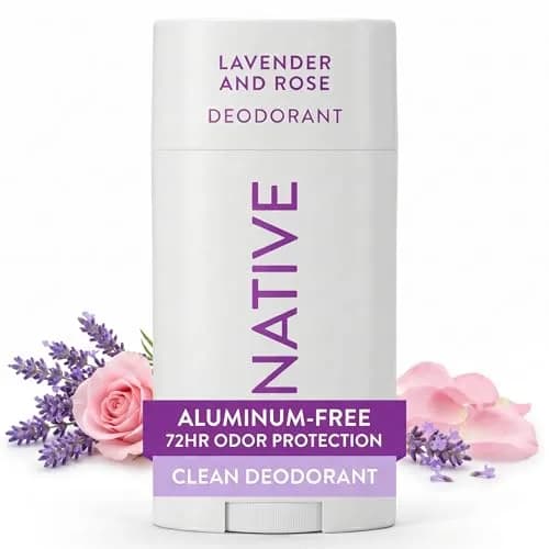 Native Natural Deodorant Lavender & Rose 75g (2.65oz) | 72-Hour Odor Control thumbnail 1