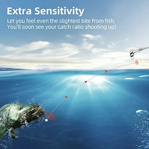 RUNCL PowerFluoro Fishing Line 25LB | Virtually Invisible, Faster Sinking, Low Stretch, Abrasion Resistance (300Yds) thumbnail 5