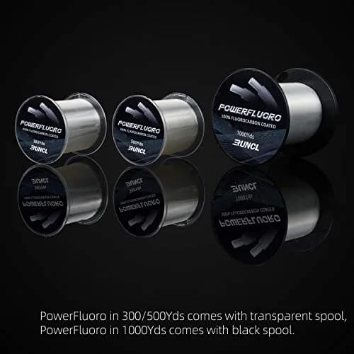 RUNCL PowerFluoro Fishing Line 25LB | Virtually Invisible, Faster Sinking, Low Stretch, Abrasion Resistance (300Yds) thumbnail 7