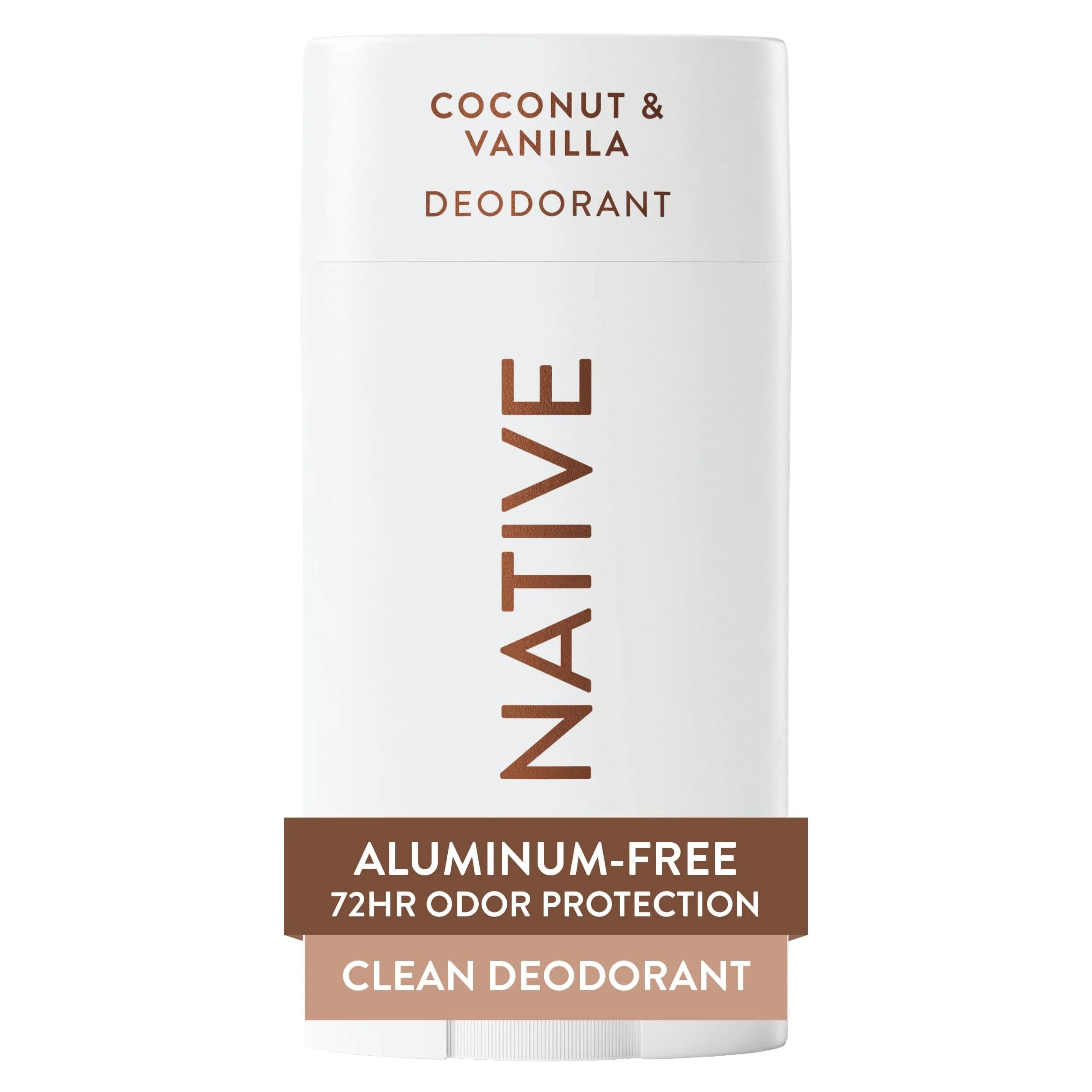 Native Coconut & Vanilla Deodorant Stick 75g (2.65oz) | 72-Hour Odor Control - main product image