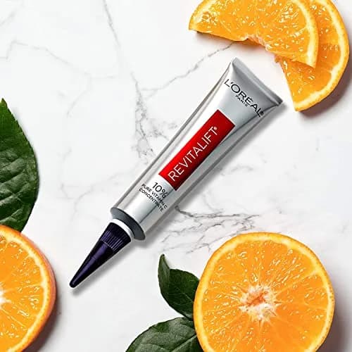 L'Oreal Paris Revitalift 10% Pure Vitamin C Face Serum 30ml (1 Fl Oz) | Dermatologist Validated for Brighter Skin thumbnail 6