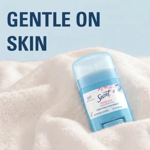 Secret Powder Body Deodorant 0.5 oz | 24hr Sweat & Odor Protection, PH Balanced, Gentle on Skin, Invisible Solid, Travel Size thumbnail 4