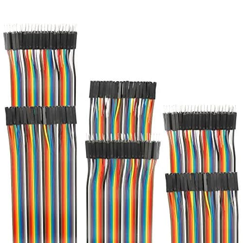EDGELEC 120pcs Male to Female 30cm (11.8 inch) Breadboard Jumper Wires thumbnail 1