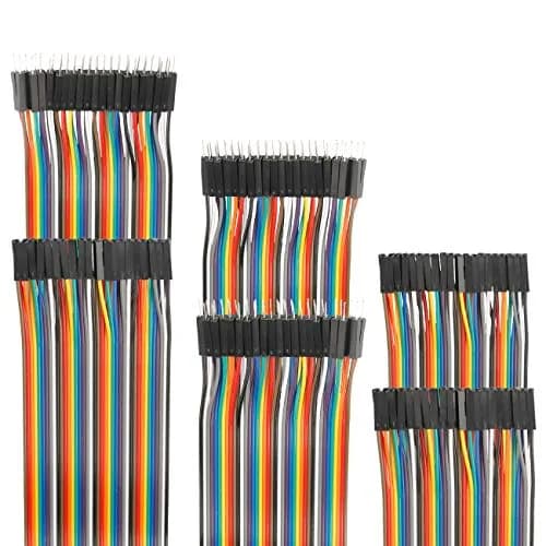 EDGELEC 120pcs Assorted 40cm Breadboard Jumper Wires Kit (M-F, M-M, F-F) thumbnail 1