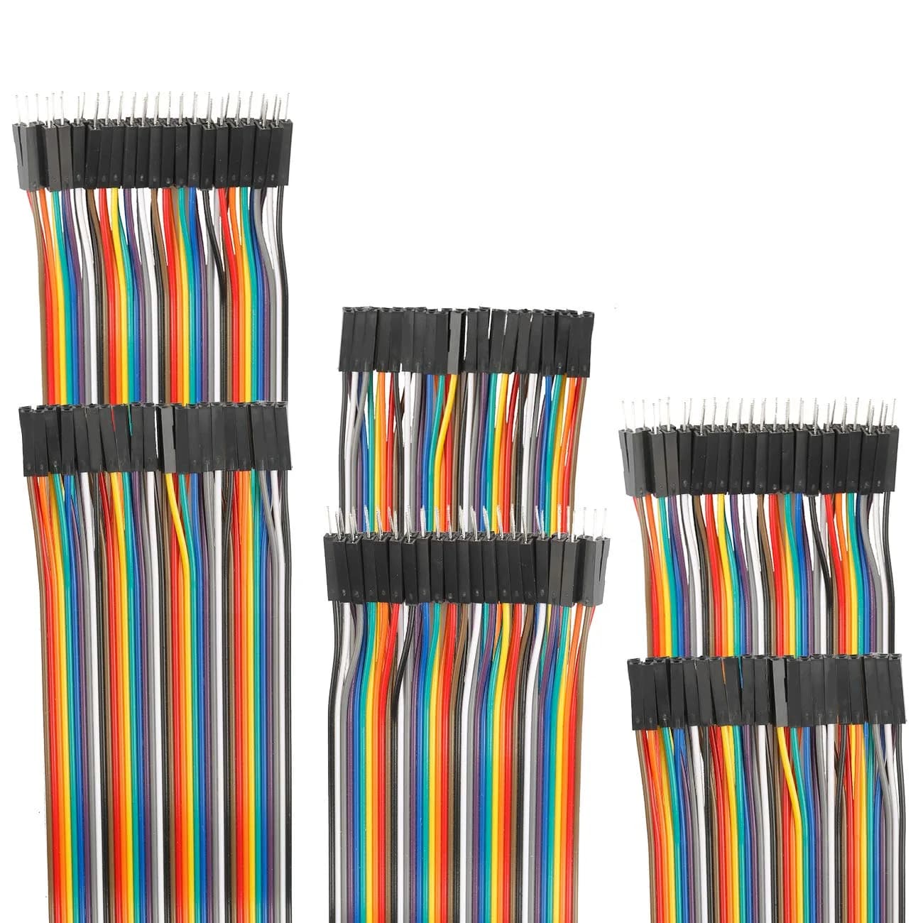 EDGELEC 120pcs 50cm Male to Female Breadboard Jumper Wires - 19.7 Inch Dupont Cables