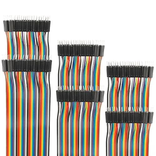 EDGELEC 120pcs 15cm Male to Male Breadboard Jumper Wires - Multicolored thumbnail 1