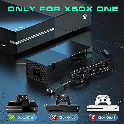 Ponkor Xbox One Power Supply 220W 12V 17.9A | Global Adapter for Xbox One Console thumbnail 2
