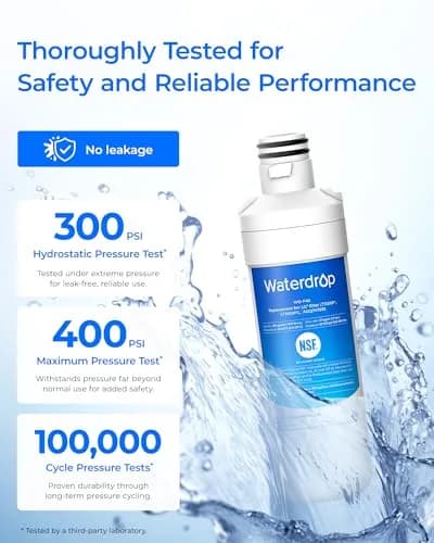 Waterdrop LT1000PC Refrigerator Water Filter 200 Gallons (757 Liters) | NSF 42 & 372 Certified thumbnail 6