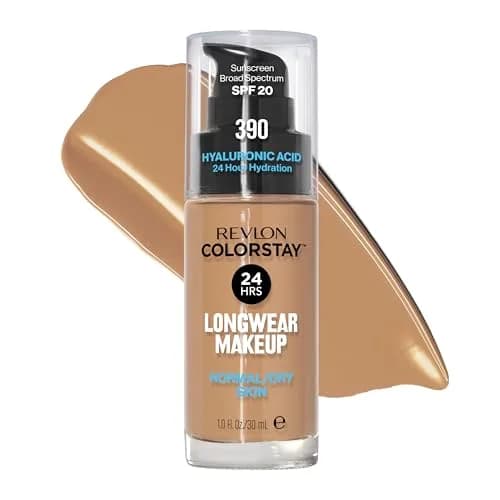 Revlon Colorstay Longwear Makeup Normal/Dry, 390 Rich Maple 29.57 ml (1 fl oz) | Flawless 24-Hour Wear with SPF 20 thumbnail 1