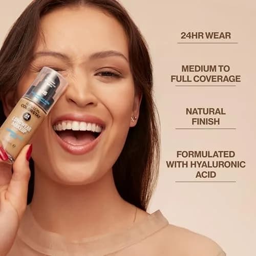 Revlon Colorstay Longwear Makeup Normal/Dry, 390 Rich Maple 29.57 ml (1 fl oz) | Flawless 24-Hour Wear with SPF 20 thumbnail 3