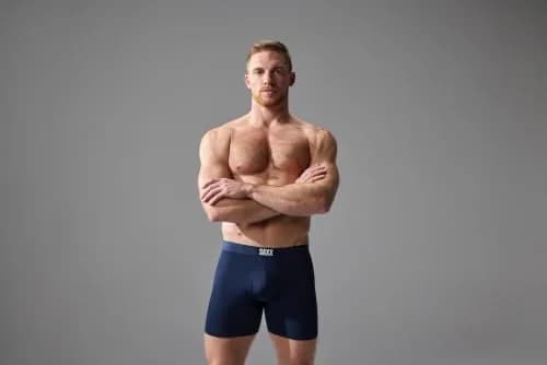 SAXX Underwear Co. Men's Ultra Super Soft Boxer Brief Fly 3-Pack | Mid Rise, Relaxed Fit, Medium thumbnail 4