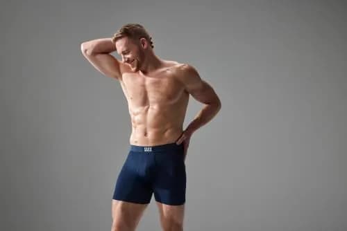 SAXX Underwear Co. Men's Ultra Super Soft Boxer Brief Fly 3-Pack | Mid Rise, Relaxed Fit, Medium thumbnail 3